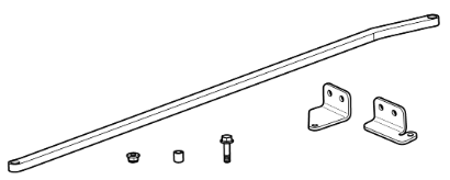 VBG výztuha zadní k výsuvné zábraně proti podjetí URSP 180